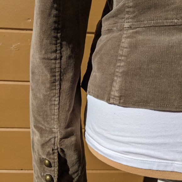 H&M Corduroy Military Steampunk inspired Jacket - Picture 7 of 11